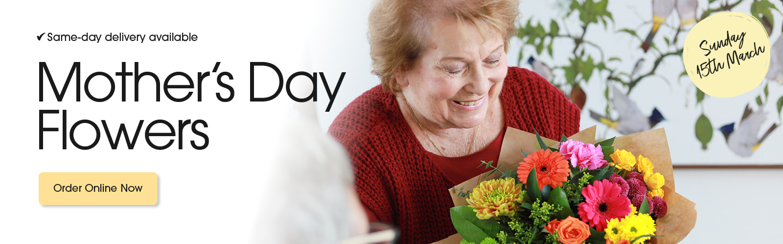 Seasonal bouquets from Hillmans in Hereford offering same-day delivery